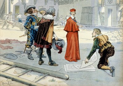 History of France: Cardinal Richelieu by Maurice Leloir