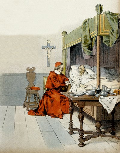 Cardinal Richelieu (Armand Jean du Plessis) by Maurice Leloir