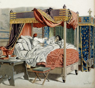 History of France: In 1642, the sick Cardinal of Richelieu by Maurice Leloir