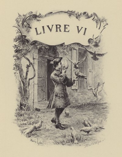 Illustration for Book VI of Les Confessions de Jean-Jacques Rousseau by Maurice Leloir