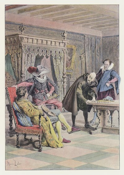 Illustration for Gil Blas by Maurice Leloir