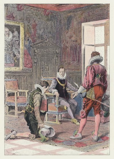 Illustration for Gil Blas by Maurice Leloir