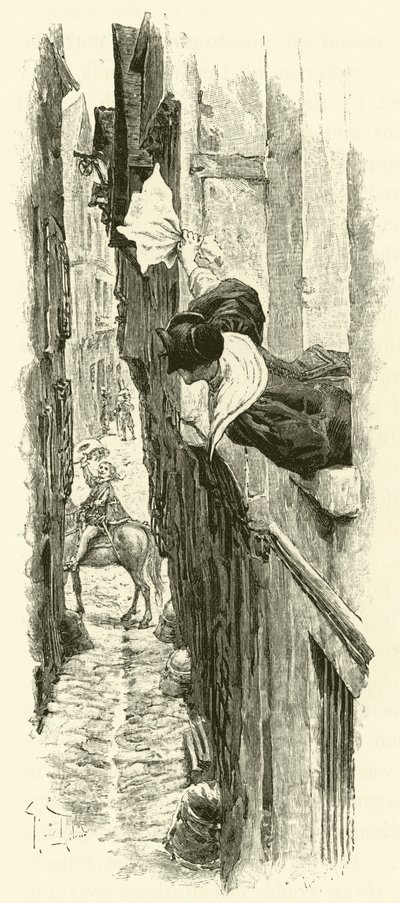 Illustration for The Three Musketeers by Maurice Leloir