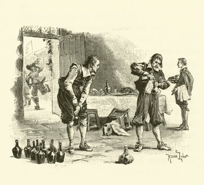 Illustration for The Three Musketeers by Maurice Leloir