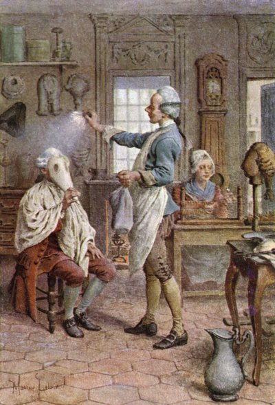 The Hairdresser by Maurice Leloir
