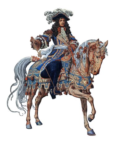 Portrait of King Louis XIV (Le Roi Soleil) by Maurice Leloir