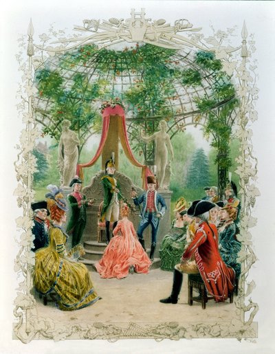 Masonic Initiation Ceremony of a Lady Freemason by Maurice Leloir