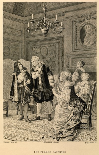The Learned Ladies by Maurice Leloir
