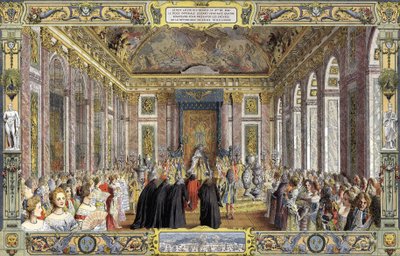 Reparation made to Louis XIV known as the Sun King by Maurice Leloir
