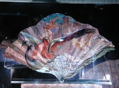 The End of the Century and the Beginning of the Century, allegorical fan by Maurice Leloir