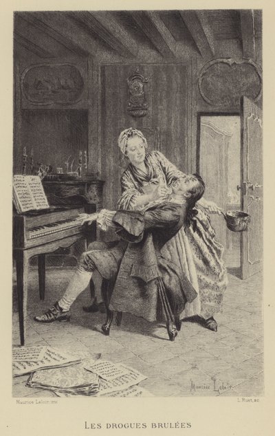 The burned drugs by Maurice Leloir