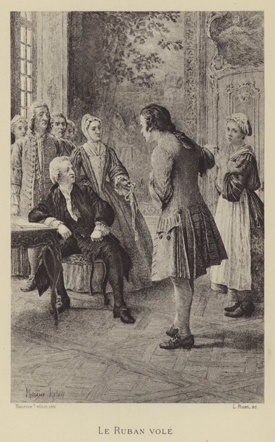 The Stolen Ribbon by Maurice Leloir