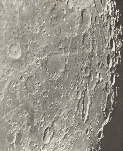 Photographie Lunaire Blancanus - Tycho - Schiller by Maurice Loewy