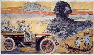 The Mercedes is the most amazing car, c.1900 by Maurice Neumont