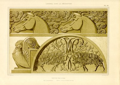 Art Nouveau Horse Motifs by Maurice Pillard Verneuil