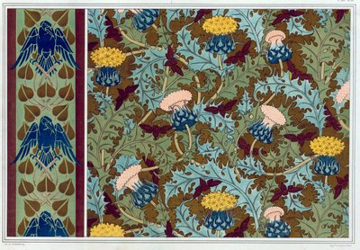 Designs for Wallpaper Borders and Printed Fabric by Maurice Pillard Verneuil