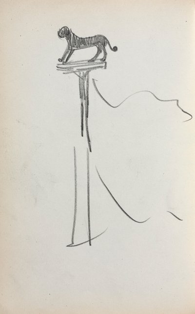 Italian Sketchbook: San Marco Lion by Maurice Prendergast