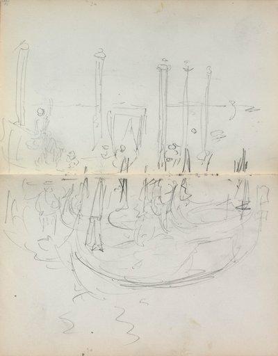 Italian Sketchbook: Venetian Harbor View by Maurice Prendergast