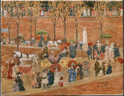 Pincian Hill, Rome by Maurice Prendergast