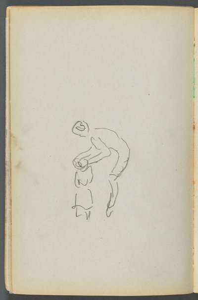 Sketchbook: The Granite Shore Hotel, Rockport, Mother and Child (page 050) by Maurice Prendergast