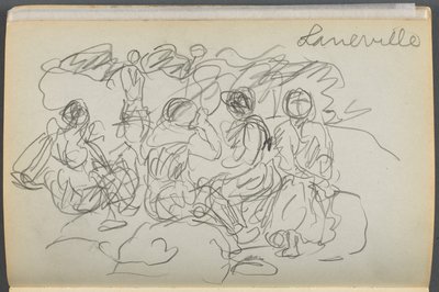 Sketchbook: The Granite Shore Hotel, Rockport, Laneville (page 062) by Maurice Prendergast