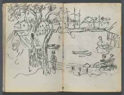 Sketchbook, The Dells: Harbor View by Maurice Prendergast