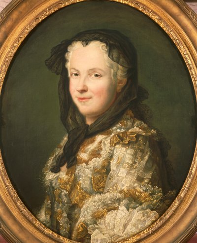 Portrait of Maria Leszczynska by Maurice Quentin de La Tour