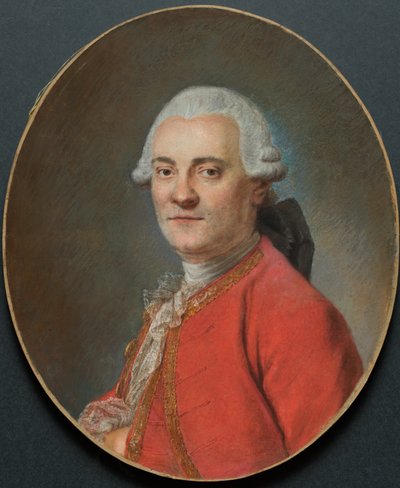 Portrait of a Man by Maurice Quentin de La Tour