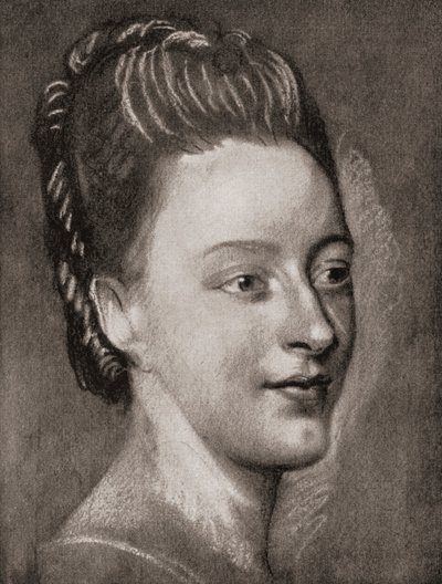 Isabelle de Charriere, from La Tour, pub.1920 by Maurice Quentin de la (after) Tour