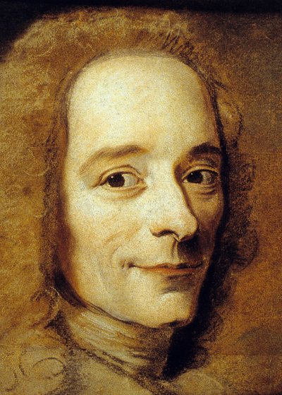 Francois Marie Arouet aka Voltaire by Maurice Quentin de La Tour