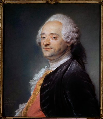 Portrait of the painter Maurice Quentin Delatour by Maurice Quentin de La Tour