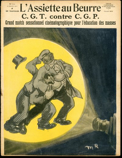 Cover of The Butter Plate, number 512, Satirical in Colors by Maurice Radiguet