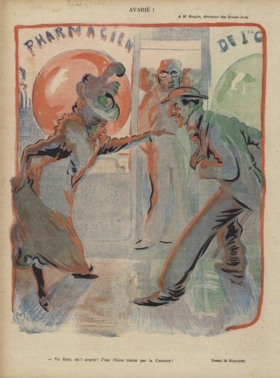 Illustration for Le Rire by Maurice Radiguet