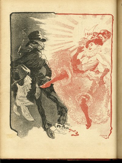 Illustration of Maurice Radiguet in Le Rire by Maurice Radiguet