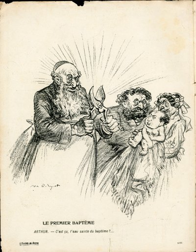 The Butter Plate, number 185, Satirical in Colors by Maurice Radiguet