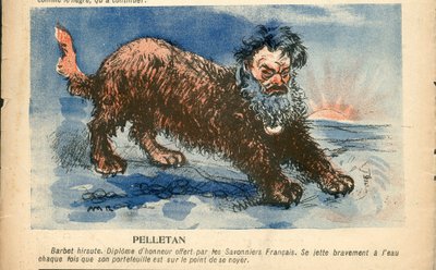 The Butter Plate, number 191, Satirical in Colors by Maurice Radiguet