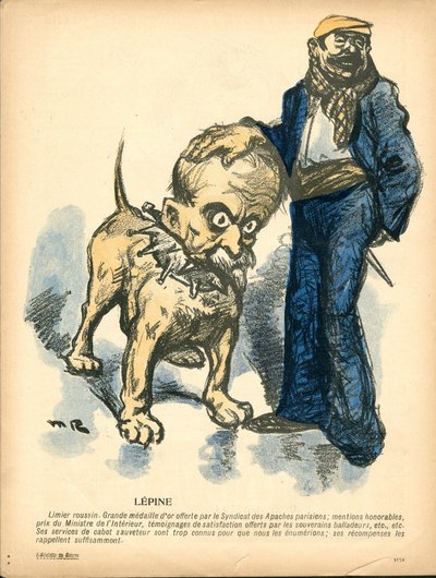 The Butter Plate, number 191, Satirical in Colors by Maurice Radiguet
