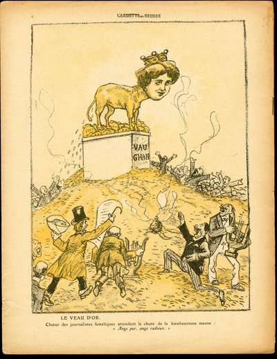 The Butter Plate, number 458, Satirical in Colors by Maurice Radiguet