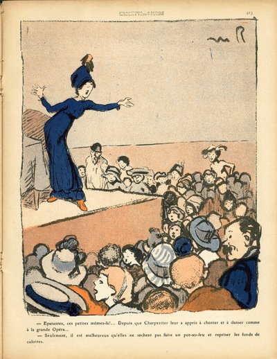 The Butter Plate, number 494, Satirical in Colors by Maurice Radiguet