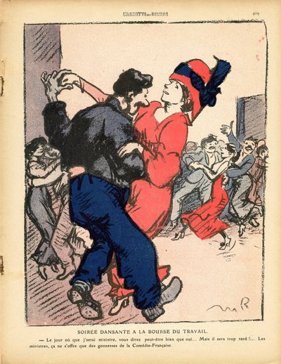 The Butter Plate, number 494, Satirical in Colors by Maurice Radiguet