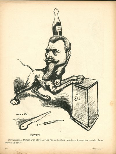 The Butter Plate, Satirical in Colors by Maurice Radiguet