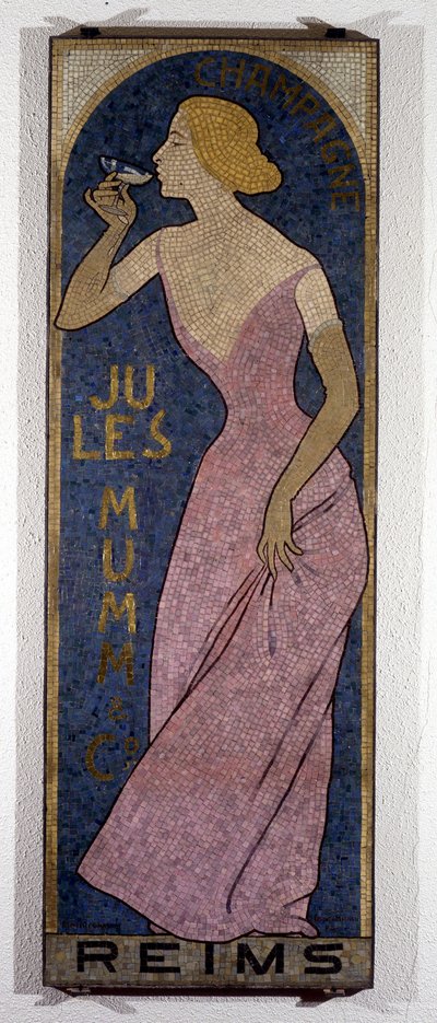 Advertising poster for champagne Mumm, by Realier-Dumas by Maurice Realier Dumas