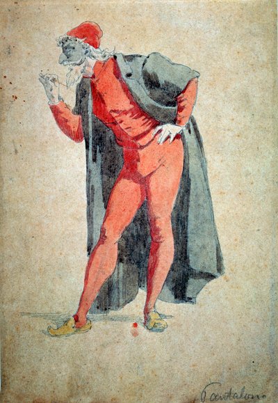 Costume and Theatre Character: Pantalone by Maurice Sand