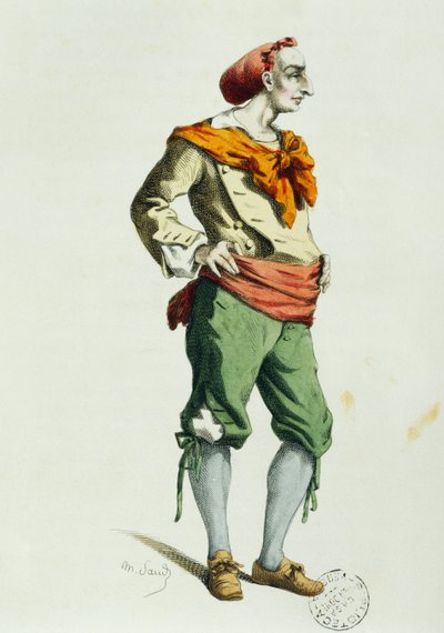 Meo Patacca in 1800 by Maurice Sand