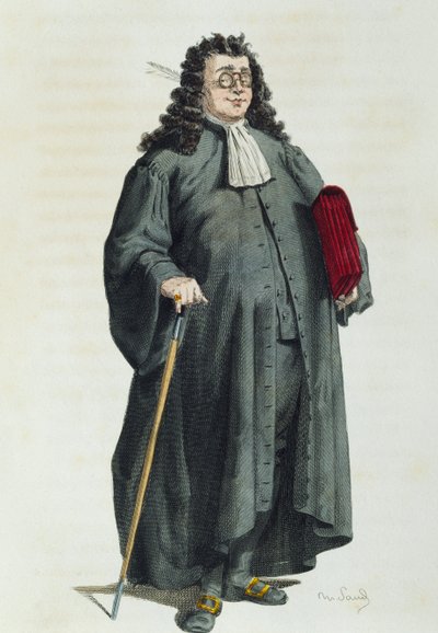 Notary or Lawyer in 1725 by Maurice Sand