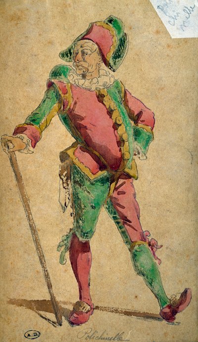 Pulcinella, Commedia dell