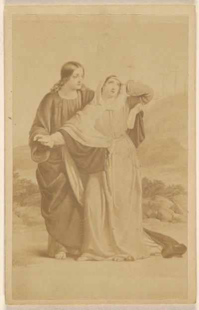 St. John Leading The Blessed Virgin To His Home (Copy of a Painting) by Maurice Stadtfeld