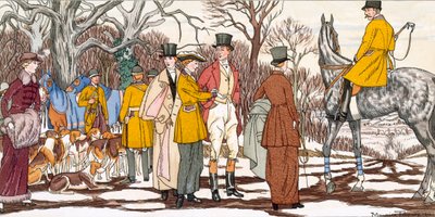 Before the Hunt (plate III from 