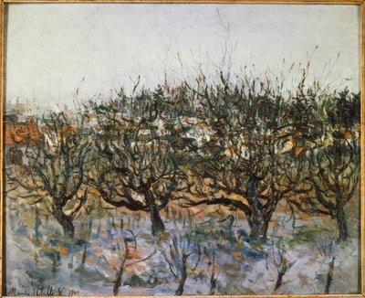 Apple Trees in Montmagny by Maurice Utrillo