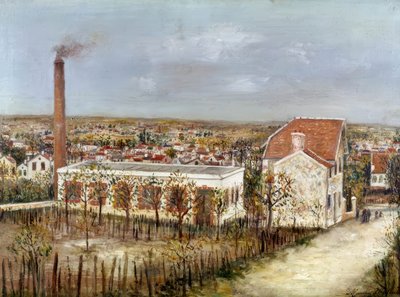 Factory in Sannois by Maurice Utrillo